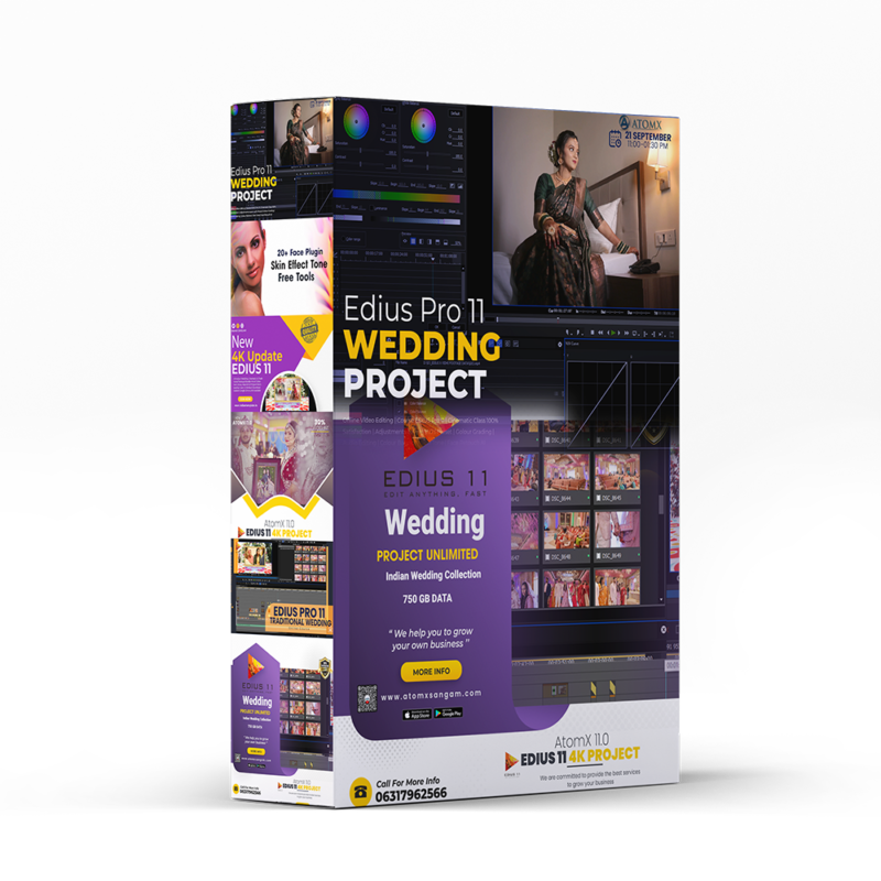 AtomX Premium Bundle | EDIUS PRO 11 | MEGA Pack Unlimited Project 2025
