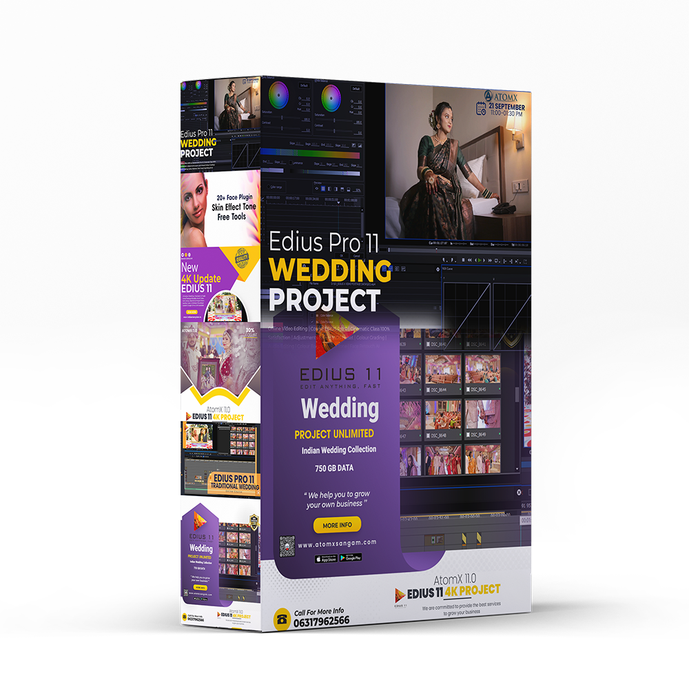 AtomX Premium Bundle | EDIUS PRO 11 | MEGA Pack Unlimited Project 2025