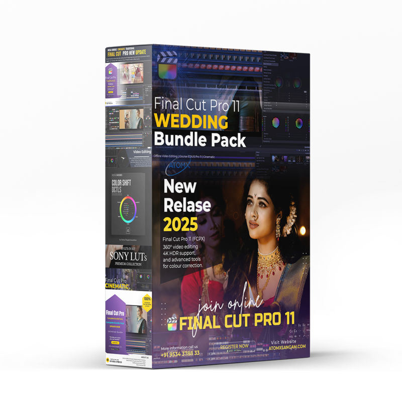 Final Cut Pro 11 AtomX Bundle | Unlimited MEGA Collection Wedding Project