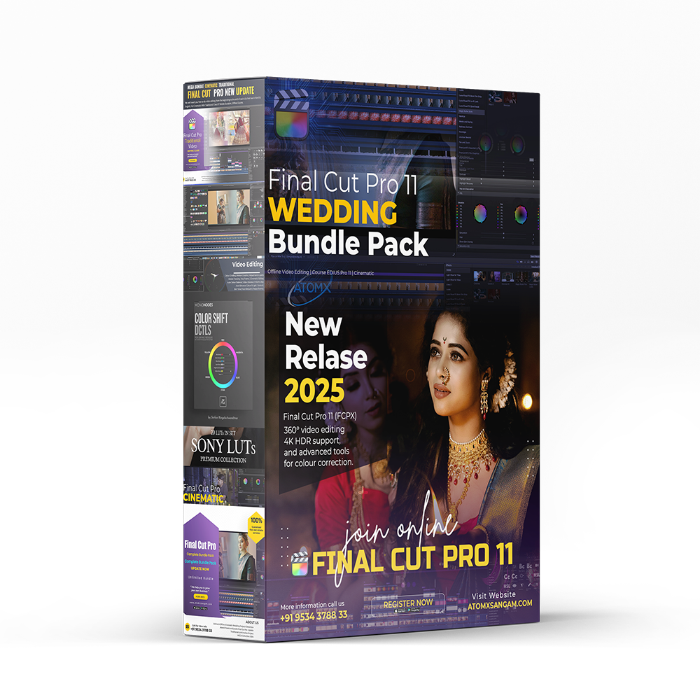 Final Cut Pro 11 AtomX Bundle | Unlimited MEGA Collection Wedding Project